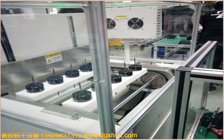 Motor rotor drying oven